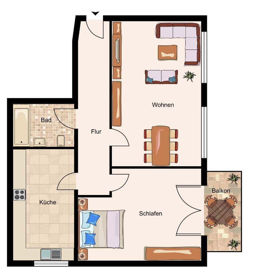 Aparthotel Boardinghouse Living28 Kaarst Exterior foto